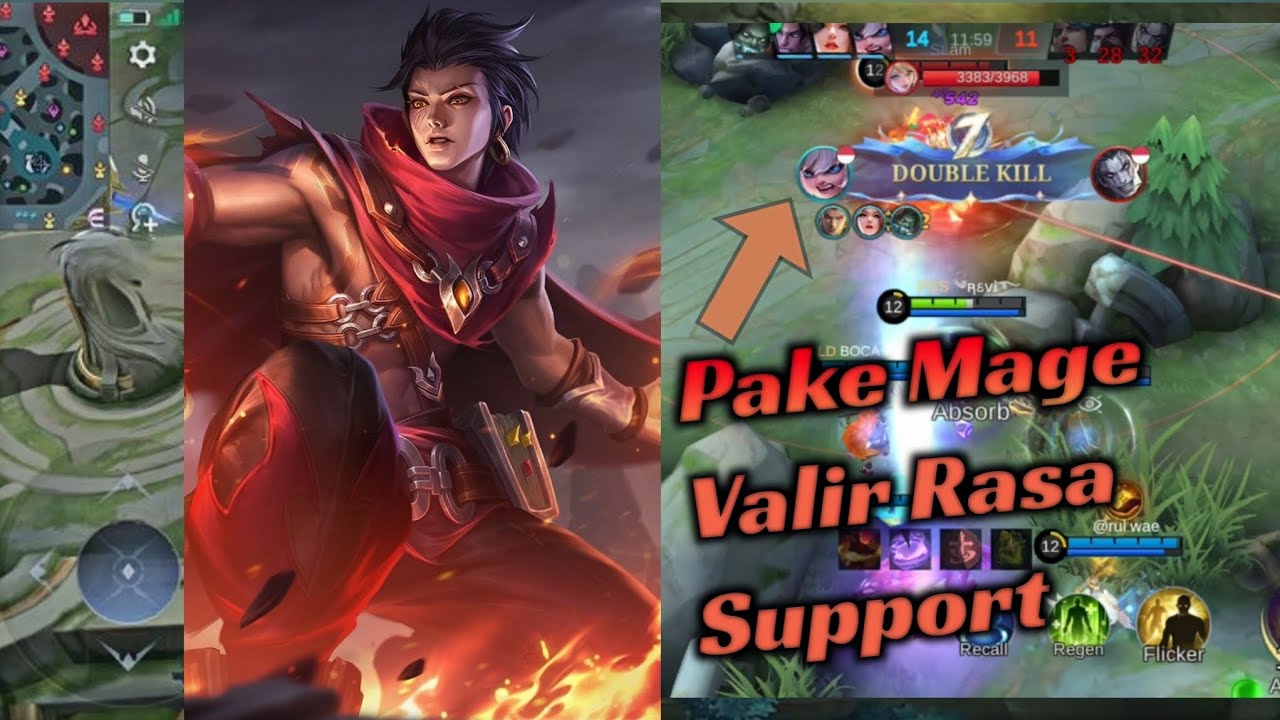 valir mage rasa support 😂🤣 