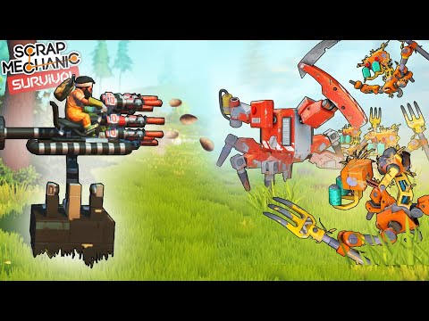 Видео: ЛУЧШИЕ ПОСТРОЙКИ ДЛЯ ВЫЖИВАНИЯ В SCRAP MECHANIC SURVIVAL