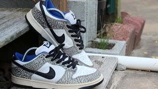 Paralizar tormenta apuntalar 2002 Supreme Nike Dunk Low SB White Cement Unboxin - YouTube