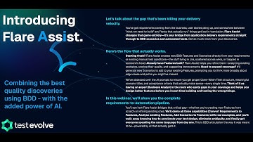 Flare Assist - AI with BDD in Discovery - Free Webinar