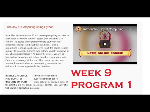 NPTEL The Joy of Computing using Python Week 9 Programming Assignment 1: Swap the Case