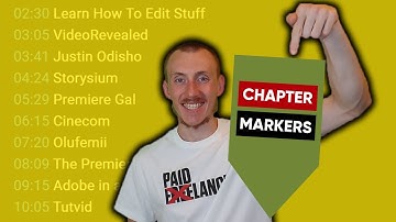 How To Use Premiere Pro Markers For YouTube Chapters