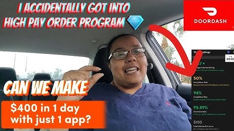 DoorDash High Order Program | Acceptance Rate 50% | DoorDash Ride Along Vlog