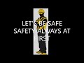 Safety Video, Safety First, Follow Safety Rules!