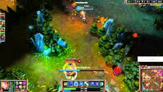 League of Legends - Lux Double Kill(enemy follow)