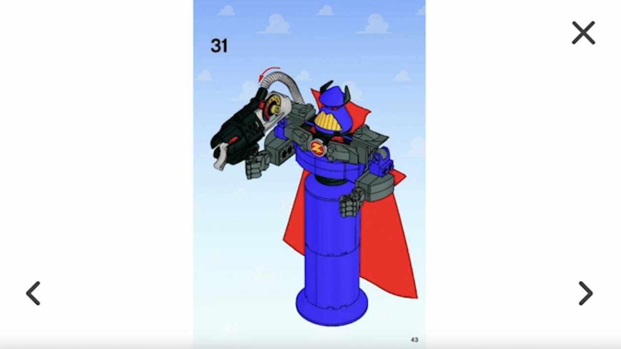 LEGO Toy Story ConstructaZurg 7591 Building Instructions YouTube