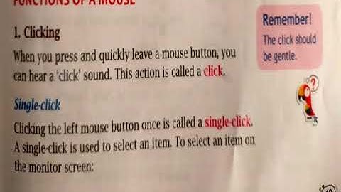 17/10/2020 || class 2 || sub computer || chapter 7 || The Mouse