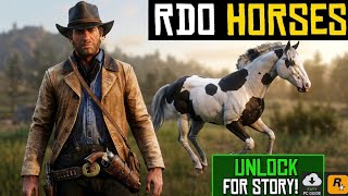 How to Get RED DEAD ONLINE Horses in Story Mode! (RDR2 PC Mod Guide)