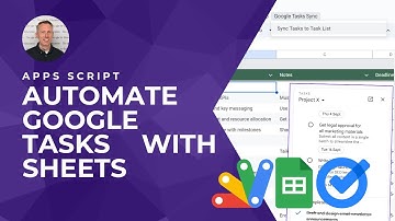 Google Taken synchroniseren met Google Spreadsheets (Apps Script Tutorial)