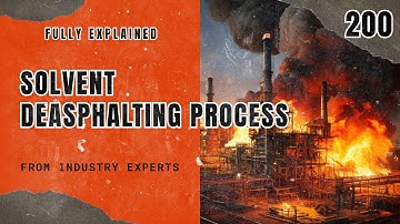 200. Solvent Deasphalting Process | Hydrocarbons | Chemical Engineering | The Engineer Owl #oil #gas