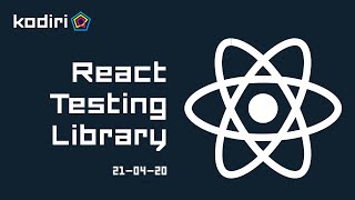 React workshop: React testing library (led by the students: Minji Jeong)