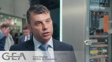 Launch of MODUL Q - Johan Van Evelghem Interview at Achema 2015