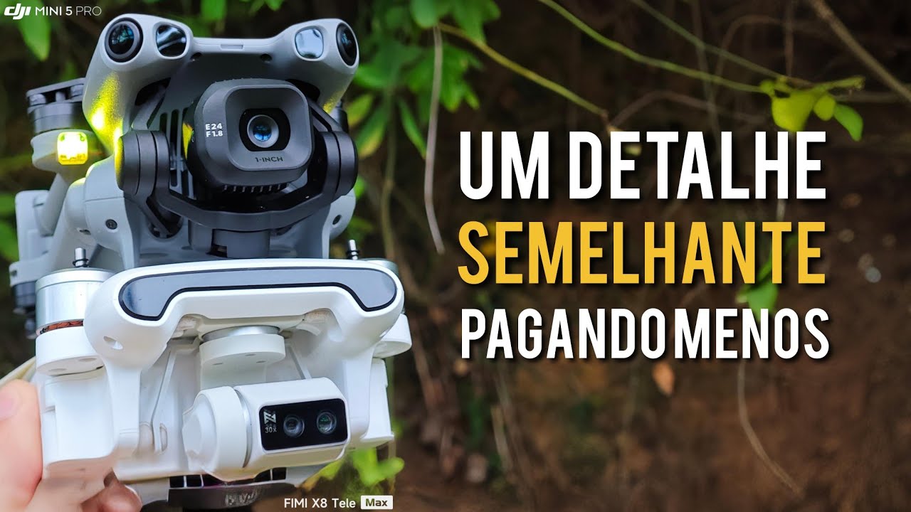 DETALHE no DJI Mini 5 Pro Que o Fimi X8 Tele Max FAZ IGUAL