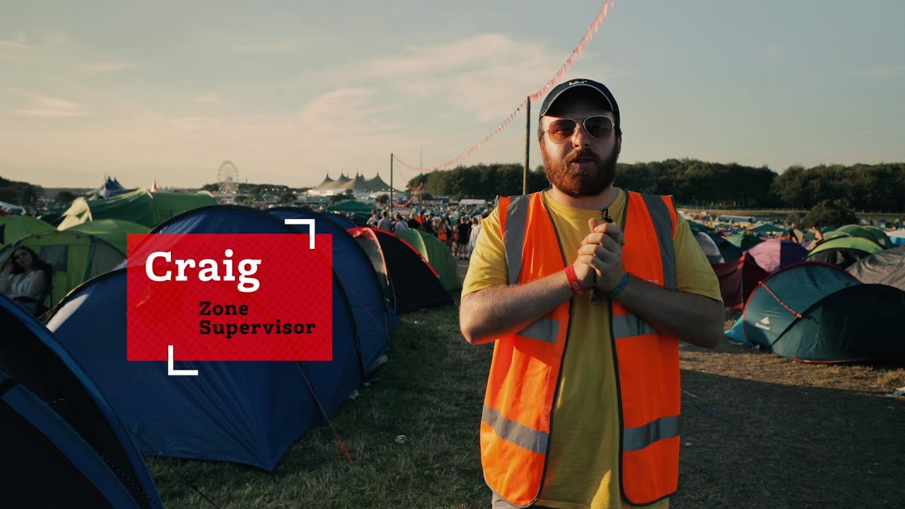 Craig a Zone Supervisor working at Leeds Festival with Hotbox Events 