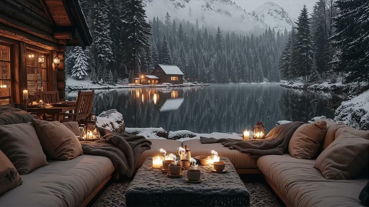 Experience Winter Jazz🎷Gentle Melodies of Sax and Piano Blending Perfectly with Winter’s Calm Nature