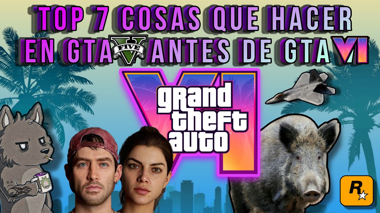 TOP 7 COSAS QUE HACER EN GTA V ANTES DE GTA VI 🌴🐊👠 - YouTube