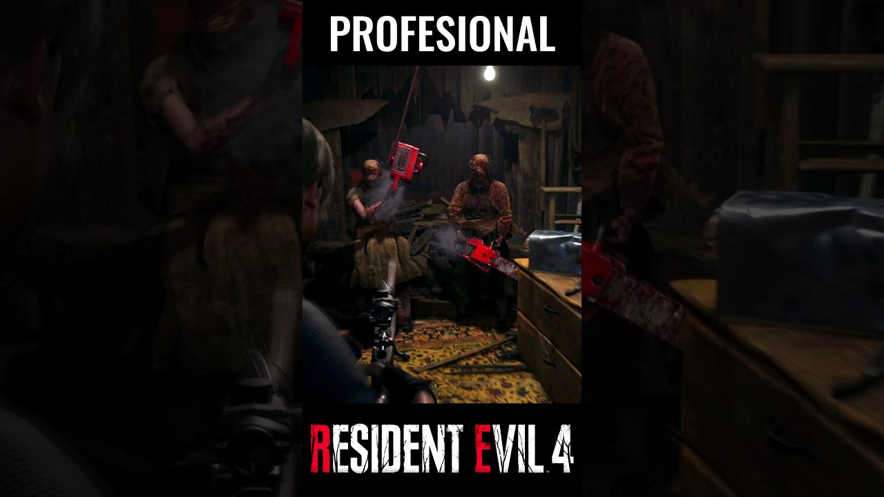 Como derrotar a las HERMANAS MOTOSIERRA RESIDENT EVIL 4 REMAKE en PROFESIONAL | FÁCIL Y RÁPIDO #re4