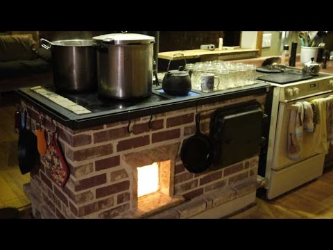 Walker Wood Fired Masonry Cookstove and Oven Build 