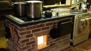 Walker Wood Fired Masonry Cookstove and Oven Build Discussion