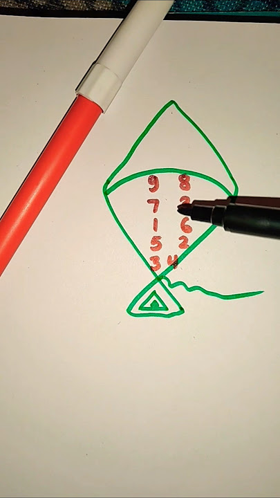 draw a numbers #shorts #youtubeshorts