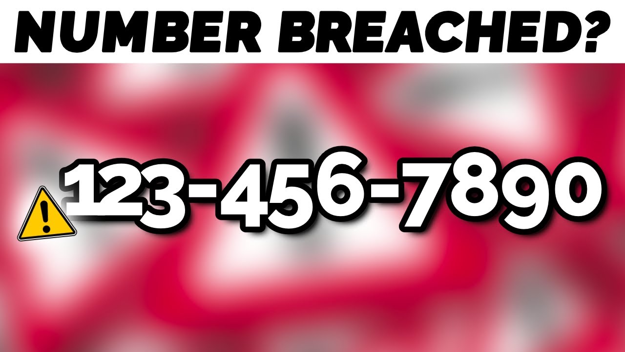 Is Your Phone Number Leaked Online? - YouTube