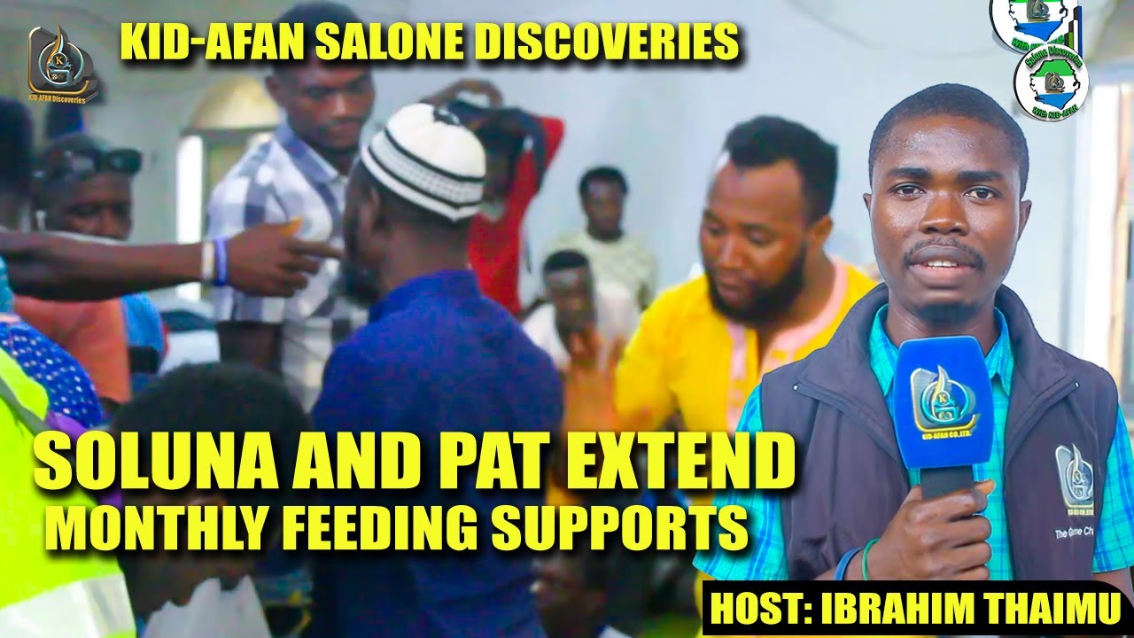 Солуна и Пэт оказывают ежемесячную поддержку местной мечети в Сьерра-Леоне | KID-AFAN🇸🇱 Discoveries