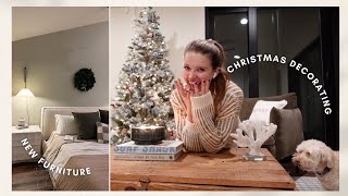VLOG: decorating for Christmas (eeeee!) and getting new house furniture :)