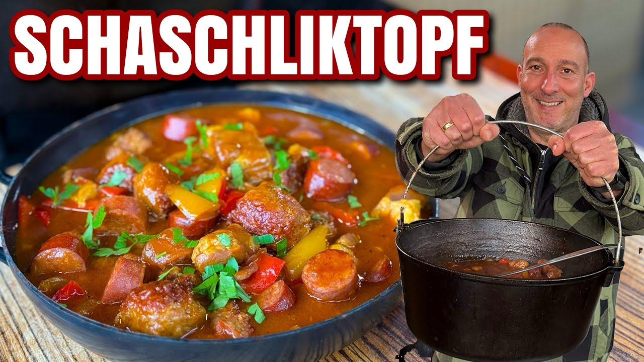 Schaschliktopf - perfektes Partyrezept aus dem Dutch Oven