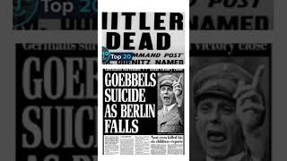 historical headlines on second world war  in most famous news papers in the world
