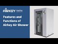 Airkey’s Air Shower protect your cleanroom from contamination— is your first line of defense
