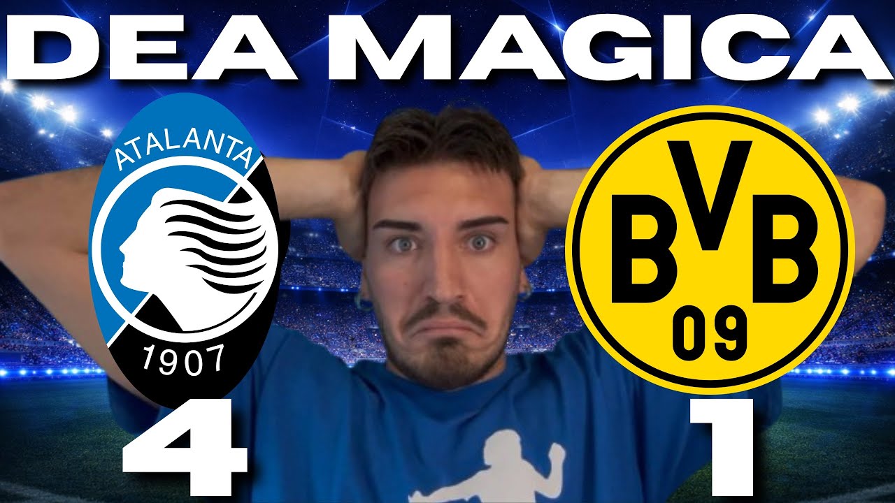 🚨È IMPRESAAA🤯LA DEA FA MAGIEEE‼️PALLADINO PASSA MERITATAMENTE‼️CHE FORTI‼️🤯#ucl #atalanta #bvb #goal