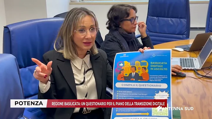 13 DIC 2025 - POTENZA, REGIONE BASILICATA: UN QUESTIONARIO PER IL PIANO DELLA TRANSIZIONE DIGITALE