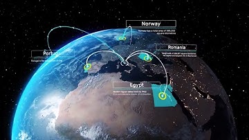 After Effect 3D Earth Map Connection Template TOP 2019