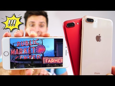 IPhone 8 Plus Vs 7 Plus Camera Test! Worlds Best?