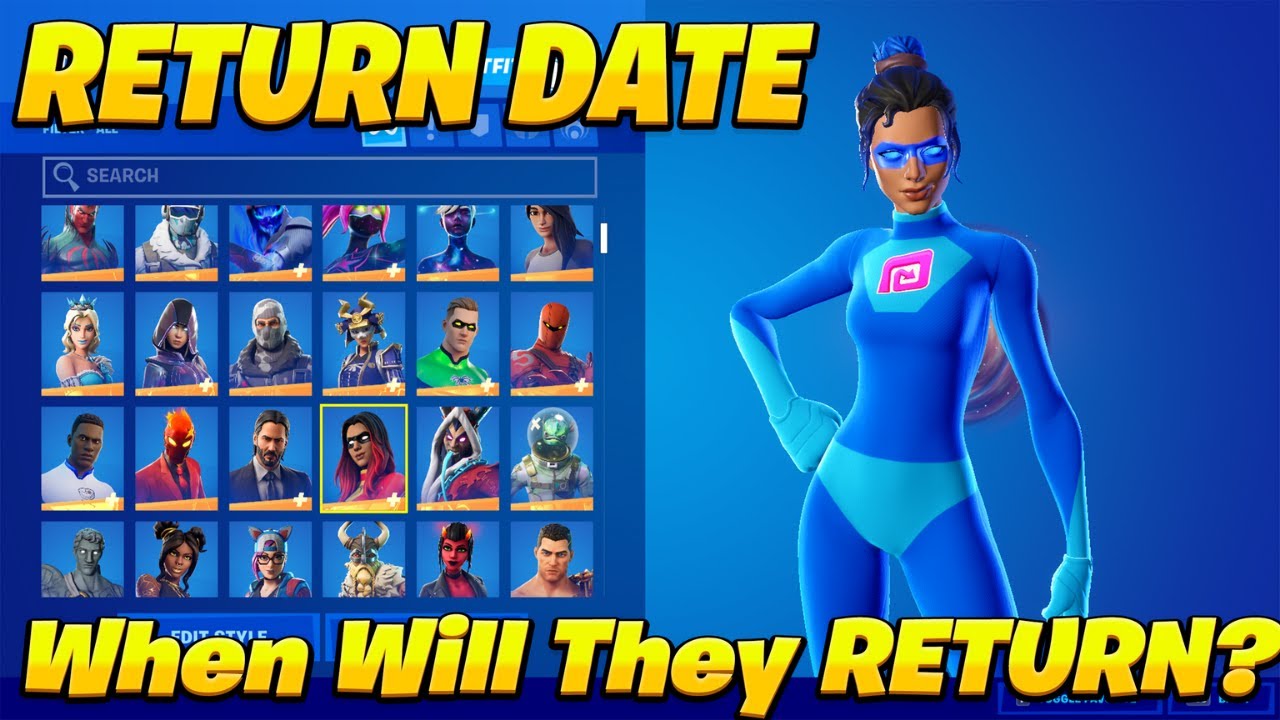 Superhero Skins Return Release Date In Fortnite Item Shop! (Superhero ...