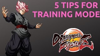 DBFZ | 5 Tips to Optimize Training Mode!! (Beginner's Guide)
