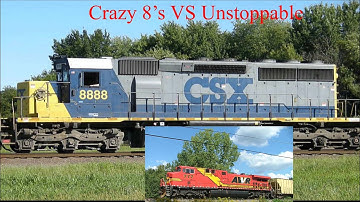 CSX 8888 & AWVR 777 But I Added The Thomas The Tank Engine Runaway Theme￼