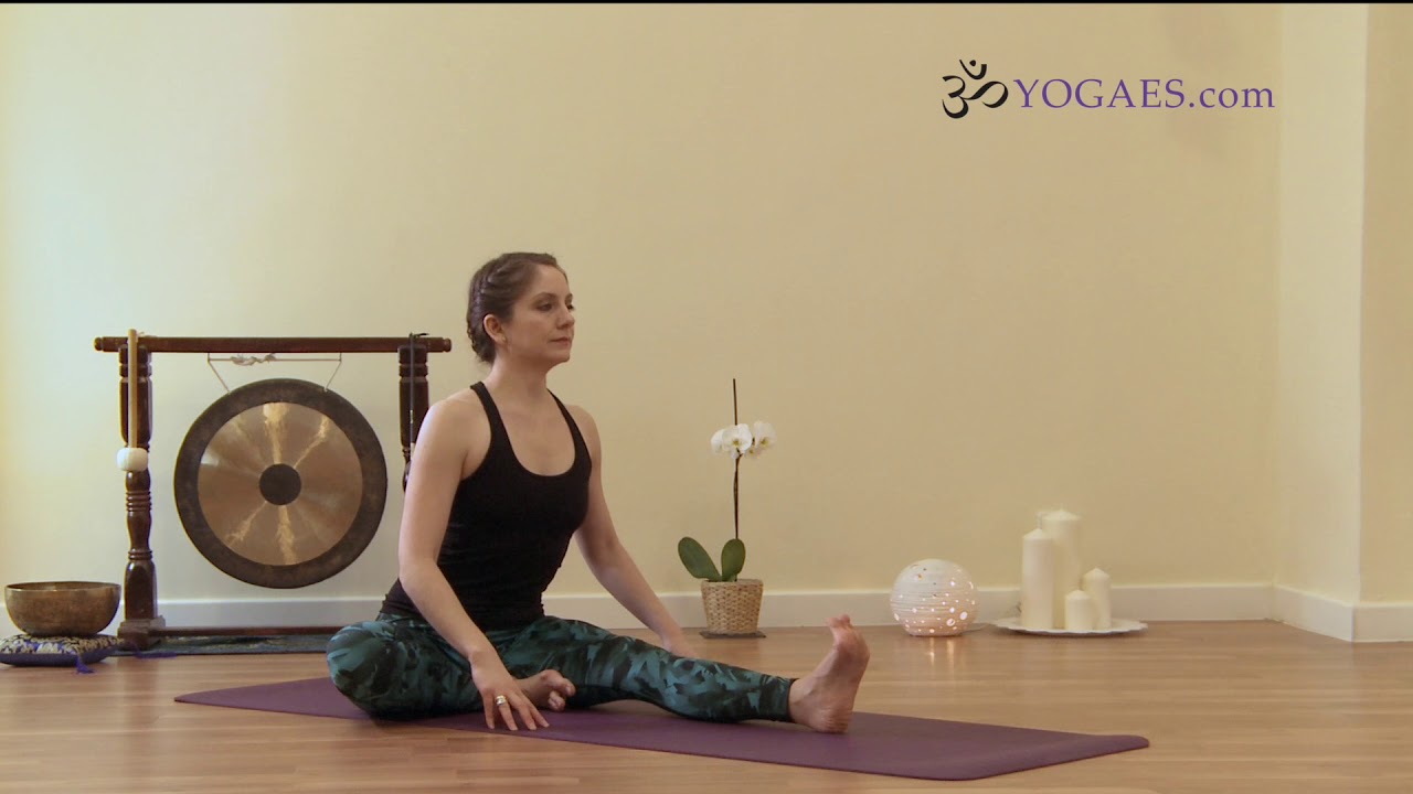 yoga para niños Asana Yoga Básica - Postura de Cabeza sobre Rodilla - Janu Shirasana