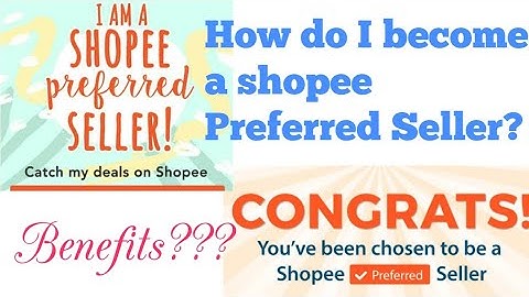 How to be a Shopee  Preferred Seller?