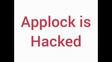 How to open Applock without password