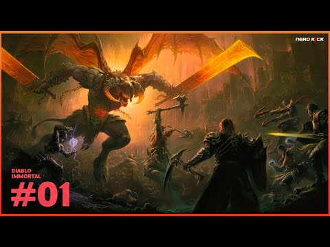 Diablo Immortal MOBILE Gameplay Part 01 - CUTTING DEMON HEADS