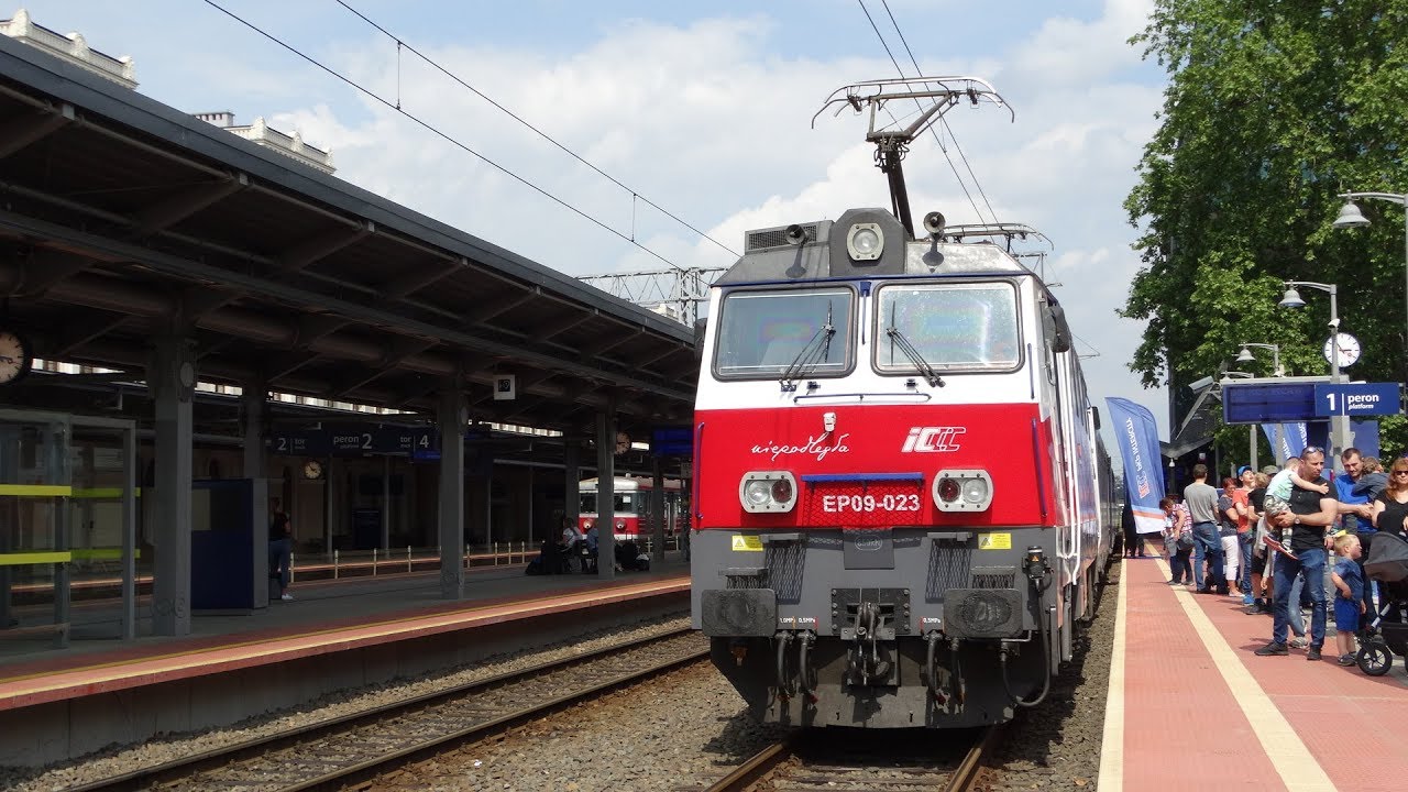 Bydgoszcz Główna | EP09-023 na Dniu Dziecka- kabina, test CA, Radio-STOP