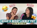 Who’s Most likely to with Jaycel Delos Reyes  | By Ayumi Furukawa