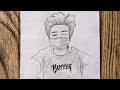 رسم نامجون خطوة بخطوة سهل جدا How To Draw Kim Namjoon Step By Step 