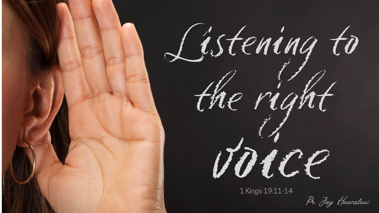Right Voice Listening to the Right Voice - Ps J Hounslow- Sun AM 29/09/2024 - YouTube
