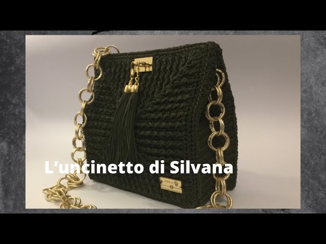 Tutorial: Borsa all''uncinetto facile/ Square Bag * L'uncinetto di Silvana  * - YouTube