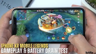 iPhone XR Mobile Legends Gaming test 2023