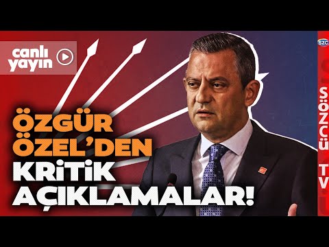 CHP Lideri Özgür Özel'den Anahtar Parti'ye Ziyaret | Kritik Açıklamalar