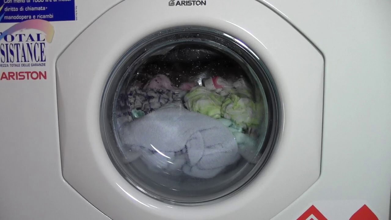 Lavatrice Ariston AL636TX - parte 5 - Ammorbidente e centrifuga finale