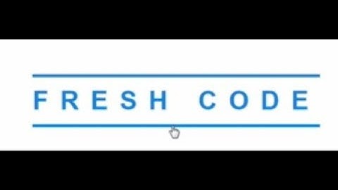 Awesome Text Effect On Hover Using HTML & CSS